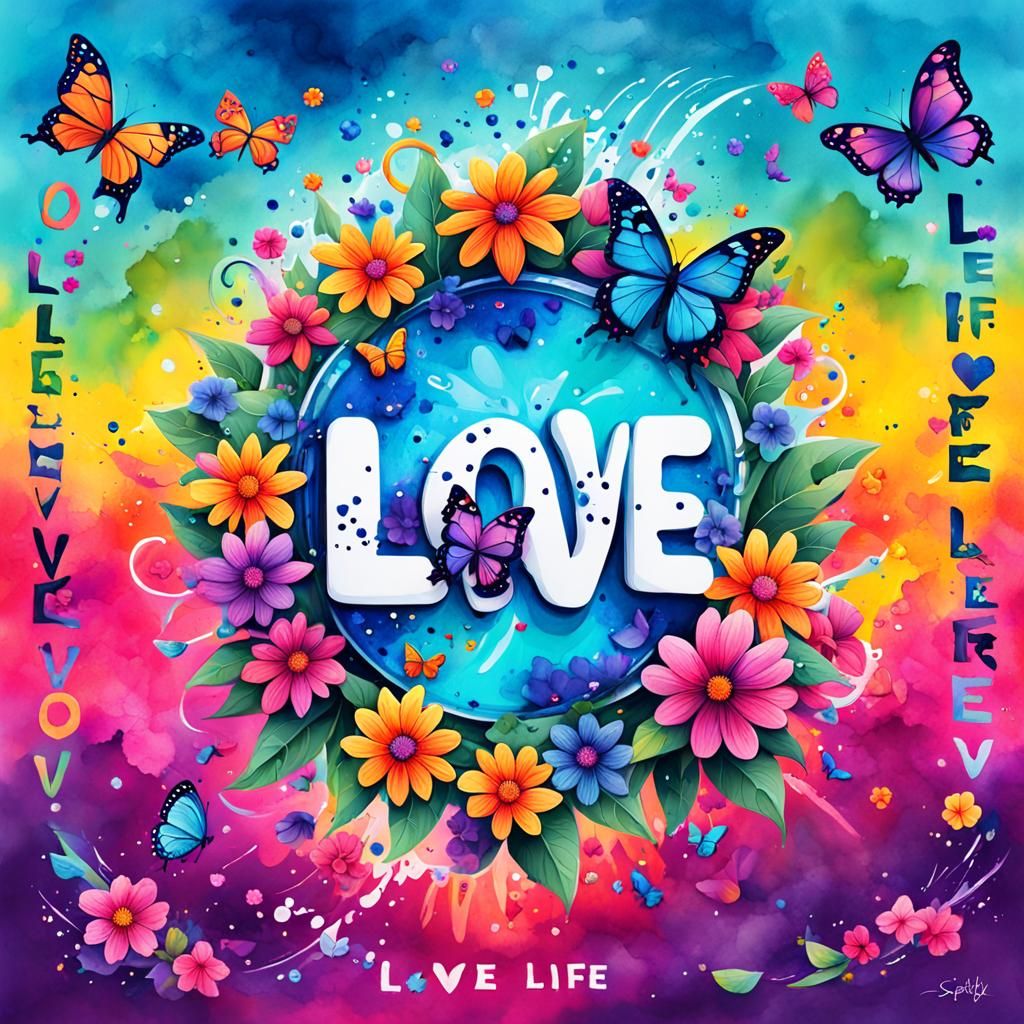 Love to Live Life - AI Generated Artwork - NightCafe Creator