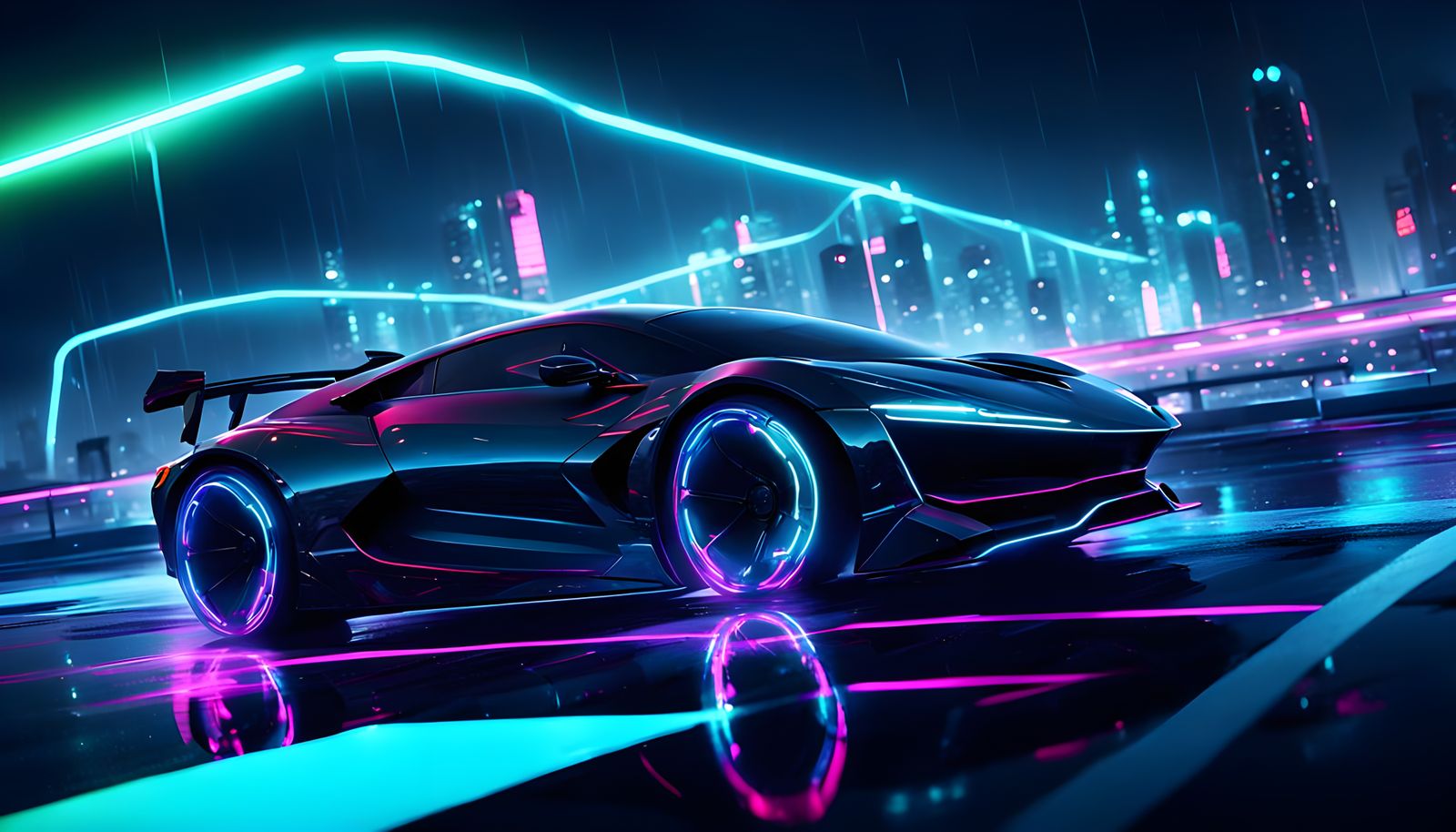 Eternal Velocity: The Supercar from the Future  by @ai_phie