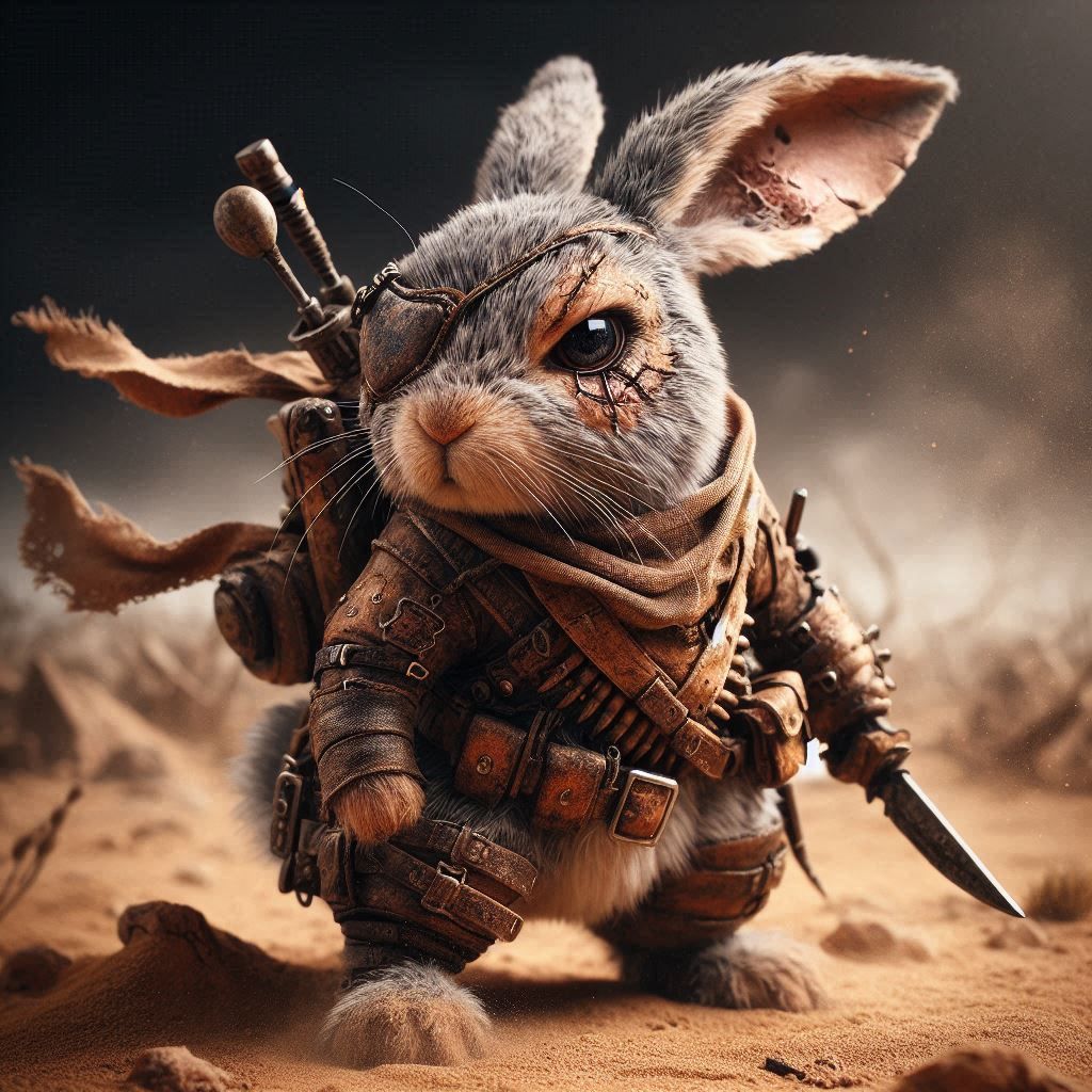 Someone stole his carrots…And he’s hopping mad