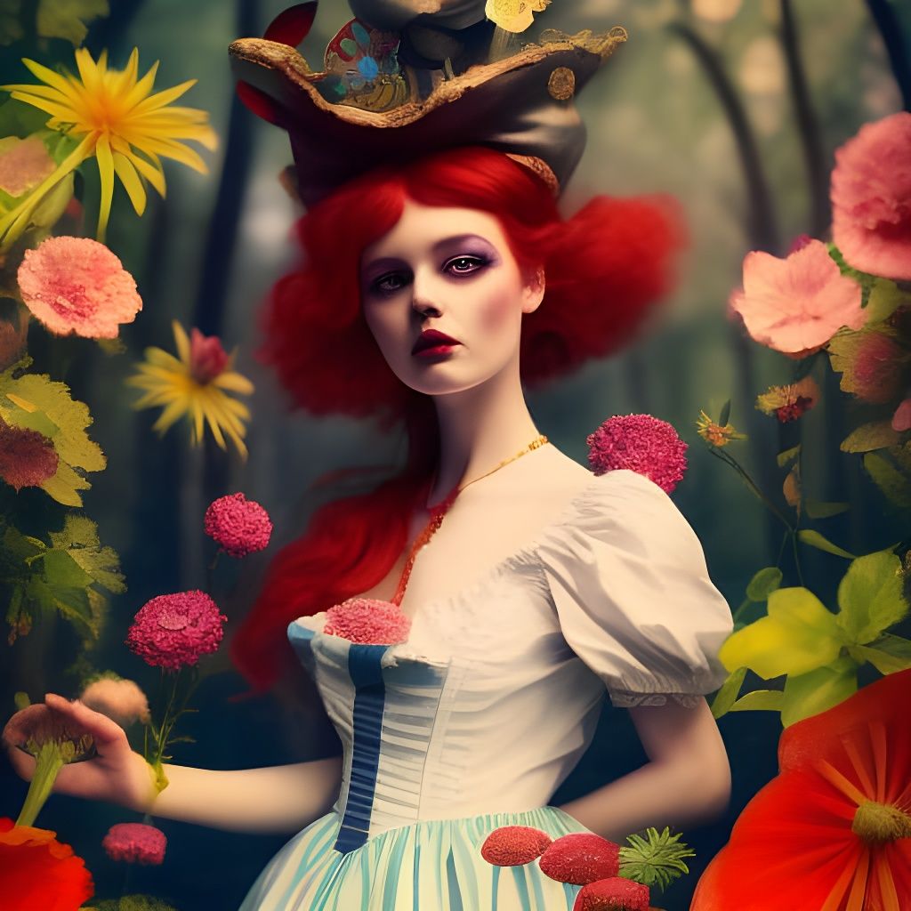 Alice in wonderland - AI Generated Artwork - NightCafe Creator