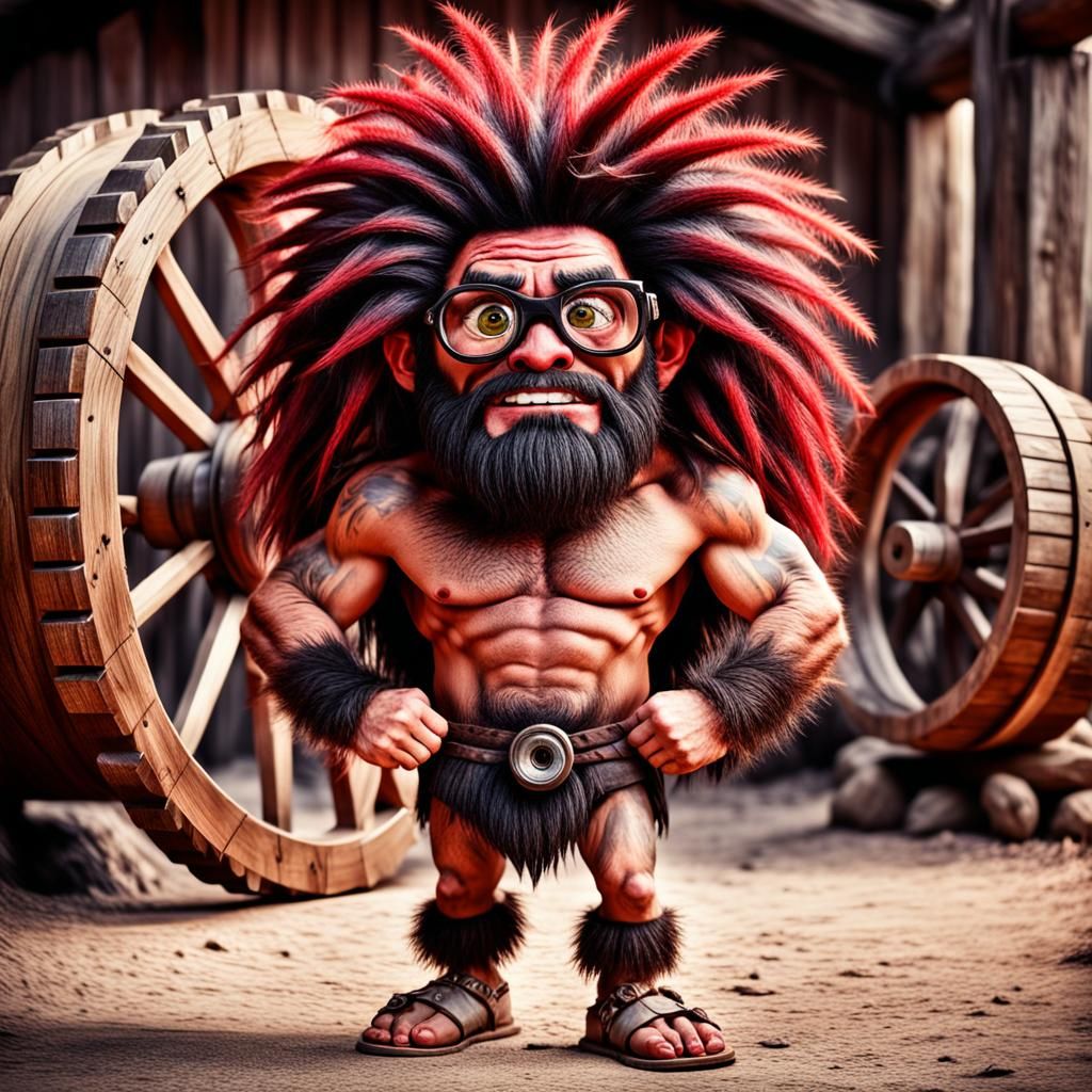 Caveman Scientist - Inventing The Wheel - 2
