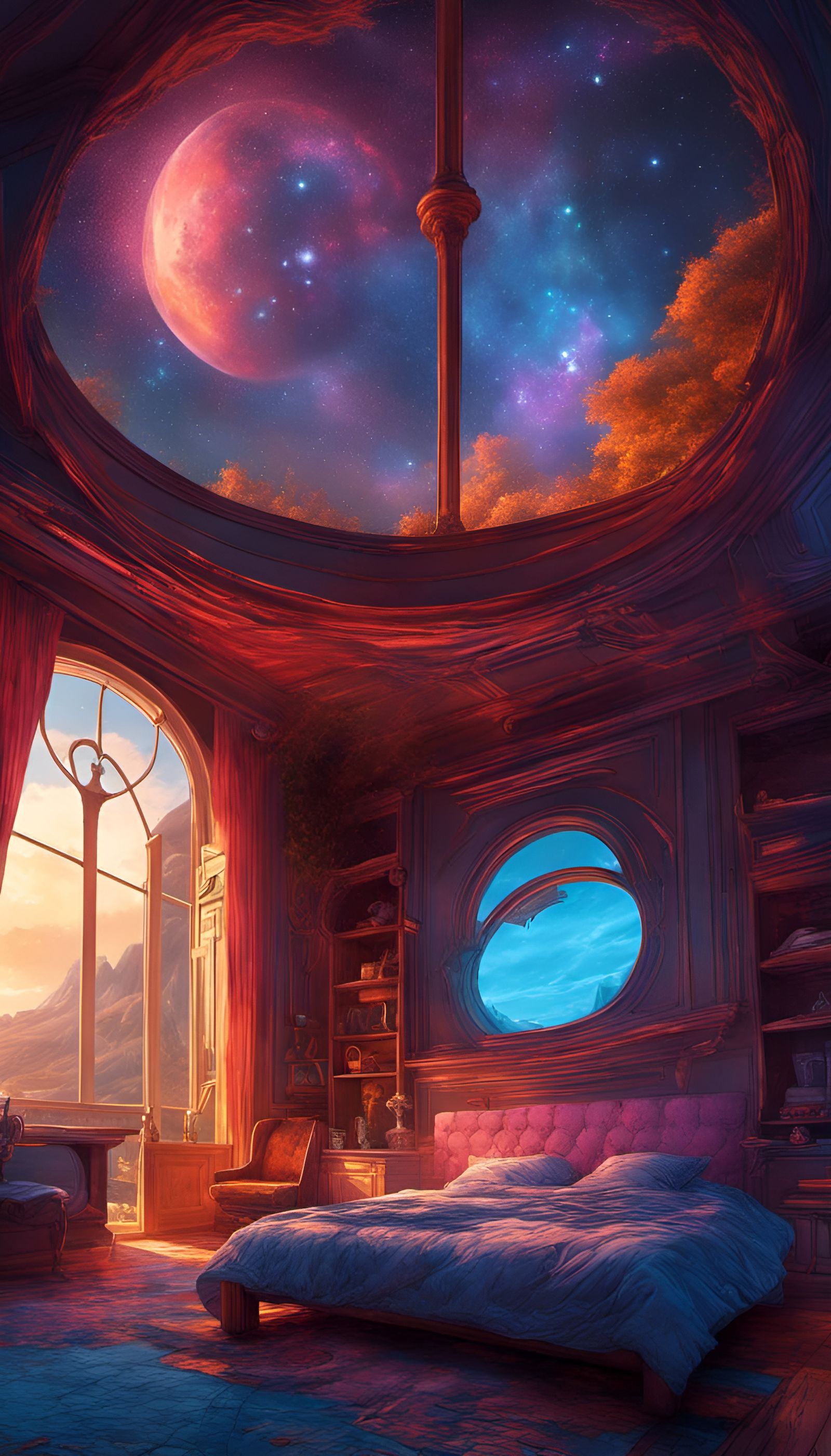 A Room With a View   by @rufusdinosaur