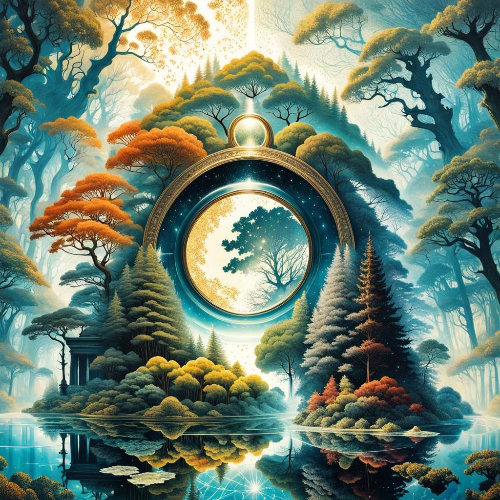 Looking Glass AI Generated Artwork NightCafe Creator