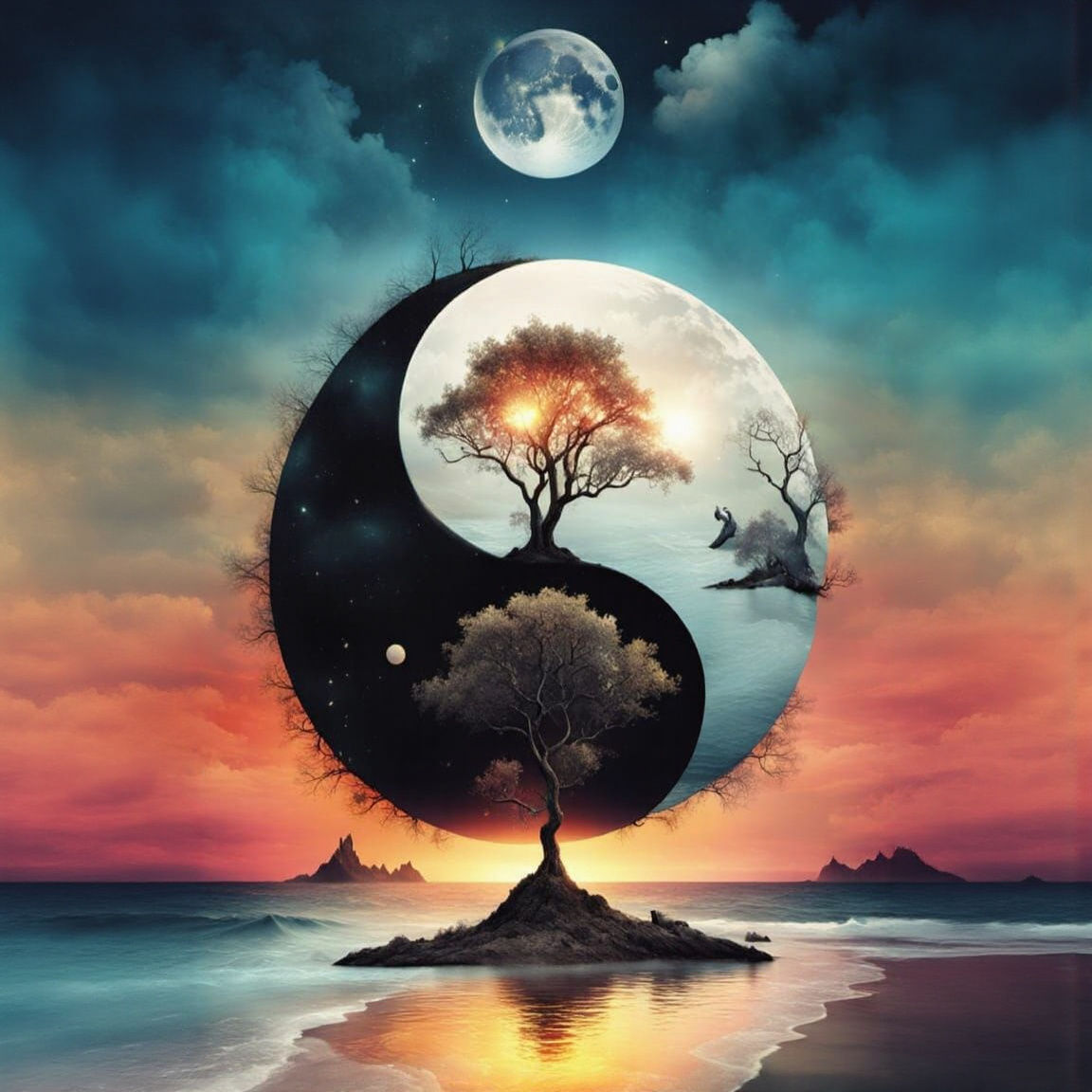 Yin Yang Coastal Tree