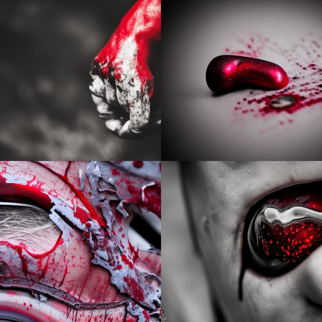 bruised bleeding knuckles, photography, ultra hd, extreme de...