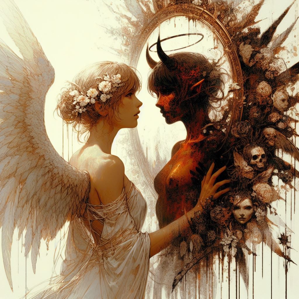 Mirror, Mirror, Am I an Angel or a Demon ?