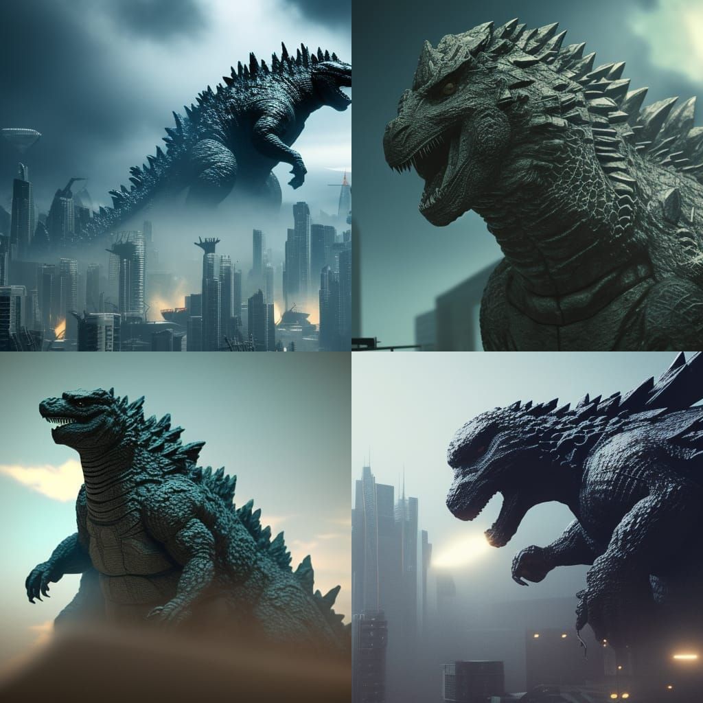 godzilla - AI Generated Artwork - NightCafe Creator