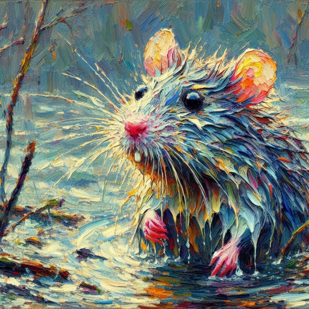 Rat Monet style 3