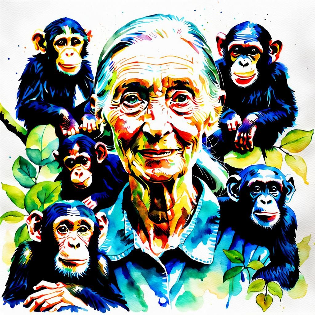 Jane Goodall - Conservationist - What you do makes a difference, and you have to decide what kind of ...  by @Rethy