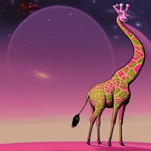 Pink Giraffe 553