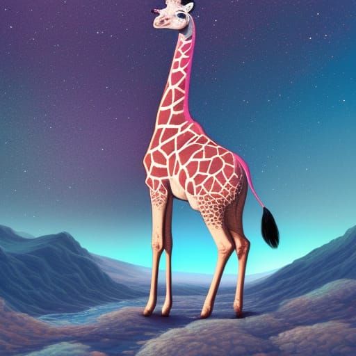 Pink Giraffe 552