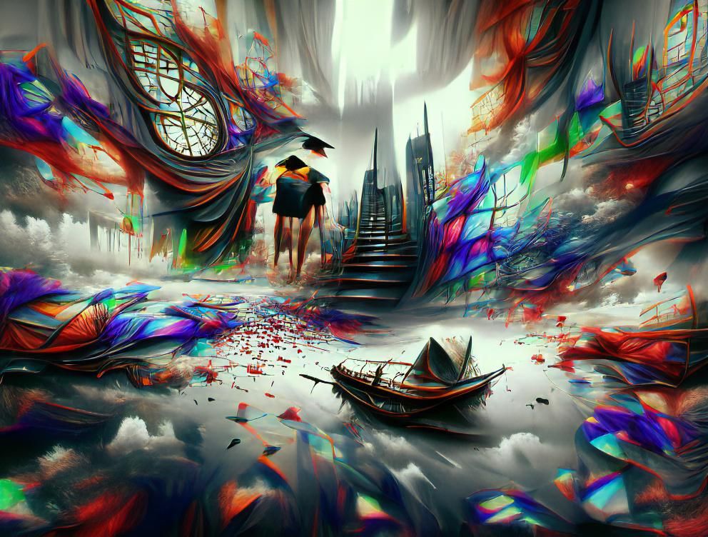 AI Art: sometimes i just feel trapped by @CCCXLII