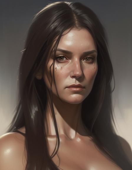 Beautiful woman in reaper,8k resolution concept art portret 