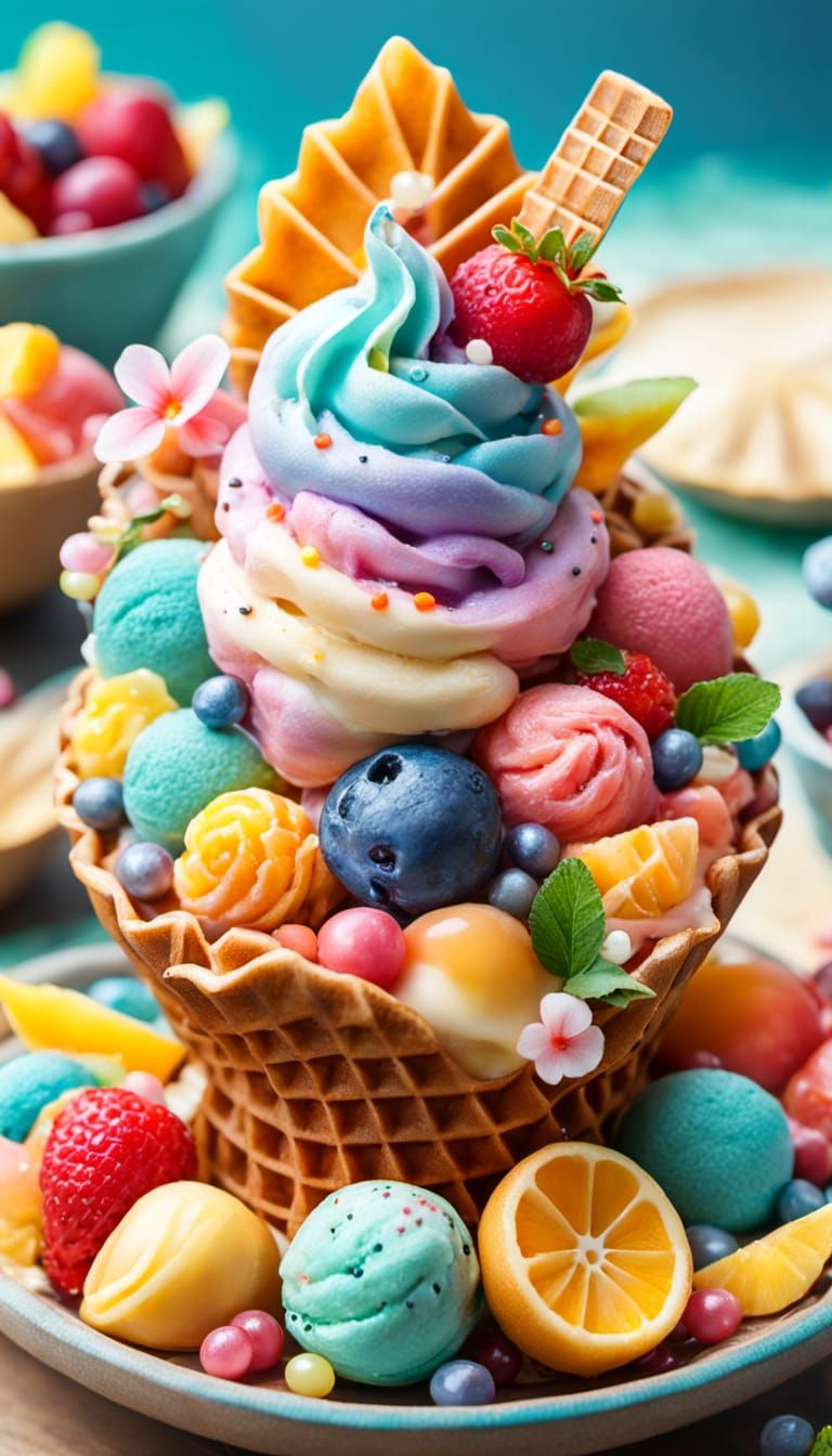 Ice cream  by @DebbieM