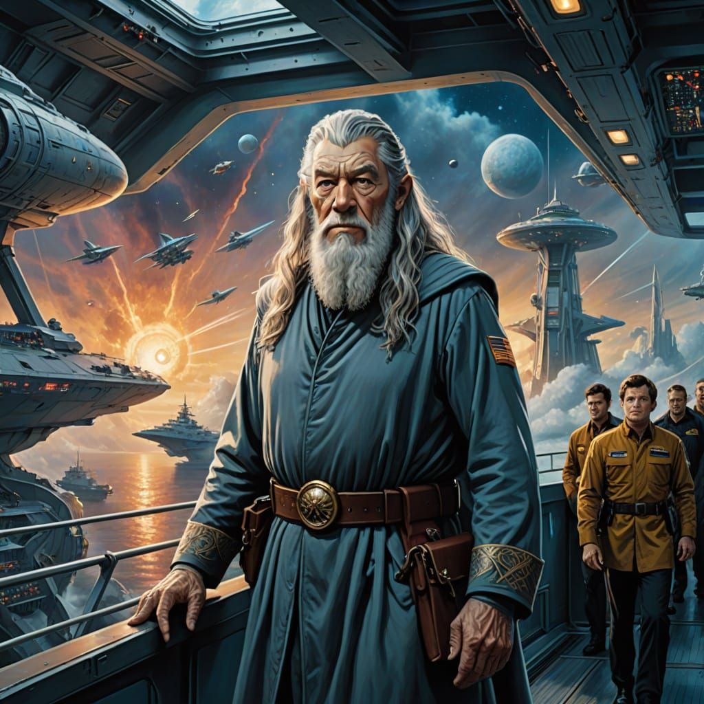 Gandalf as a Starfleet Officer