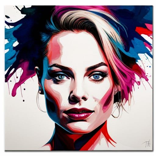 Margot Robbie - AI Generated Artwork - NightCafe Creator