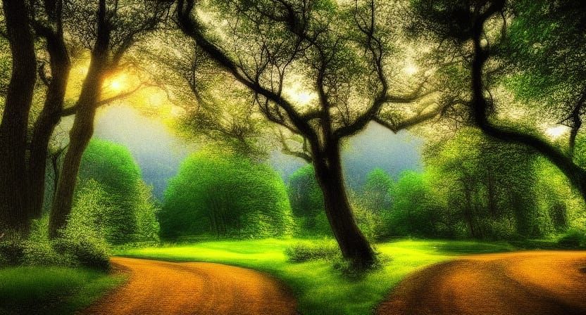 perfect face landscape