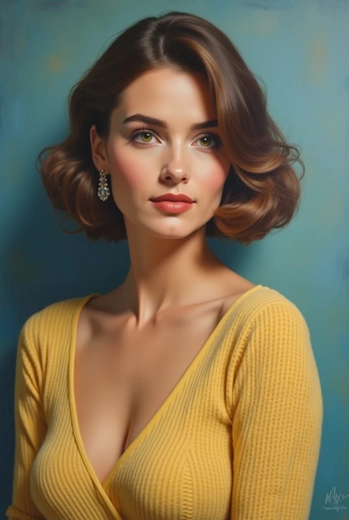 Brazilian actress portrait