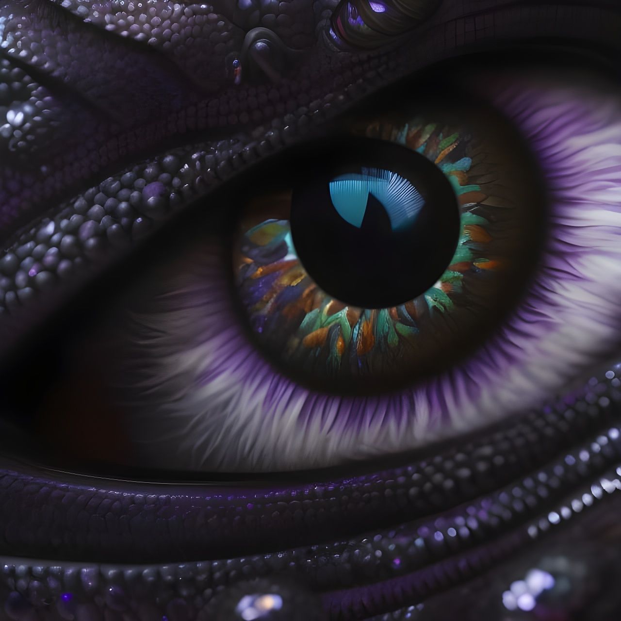 Dragon Eye - AI Generated Artwork - NightCafe Creator