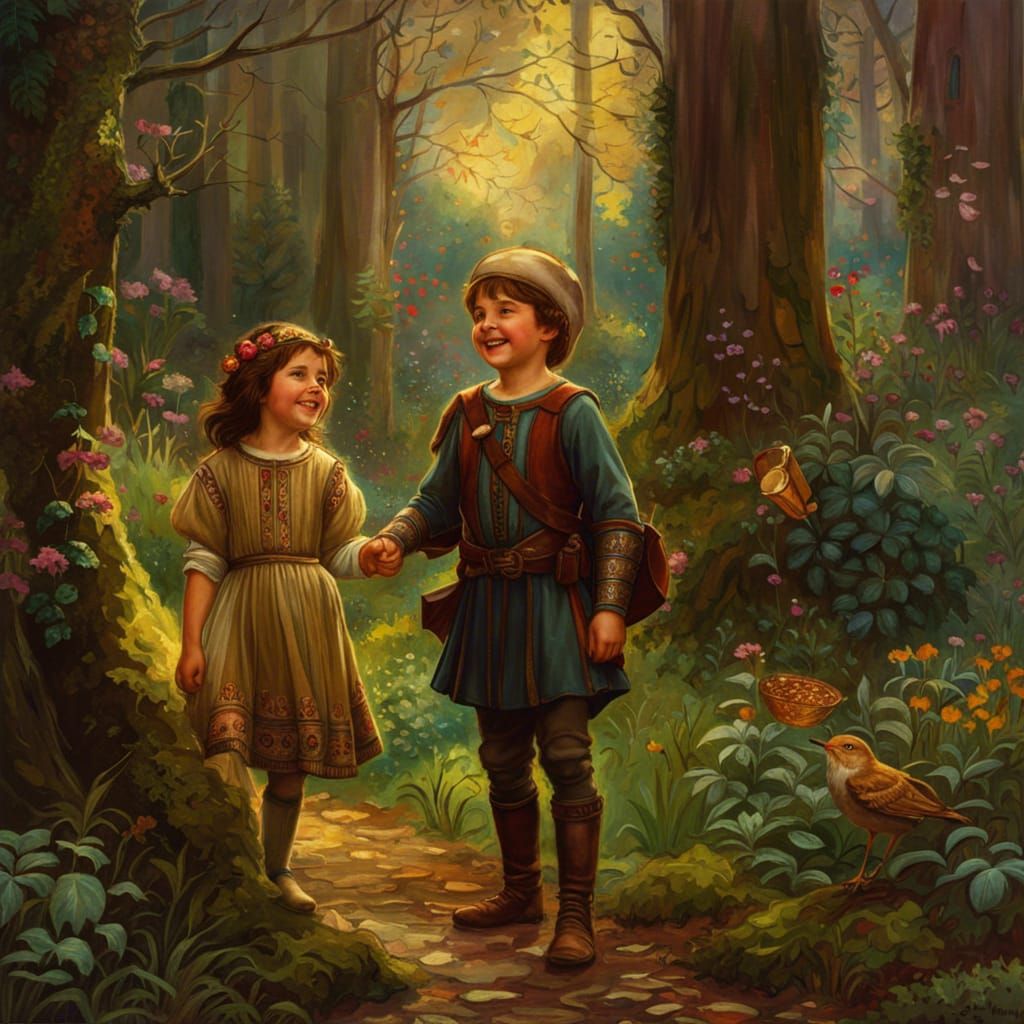 The Cheerful Return Through the Woods
