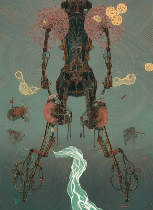 BIOMECHANICAL, Art by Victo Ngai, Hyperrealism III