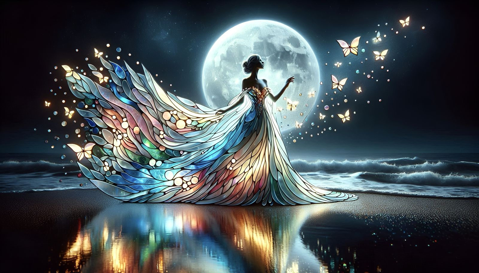 Stained Glass and Butterflies