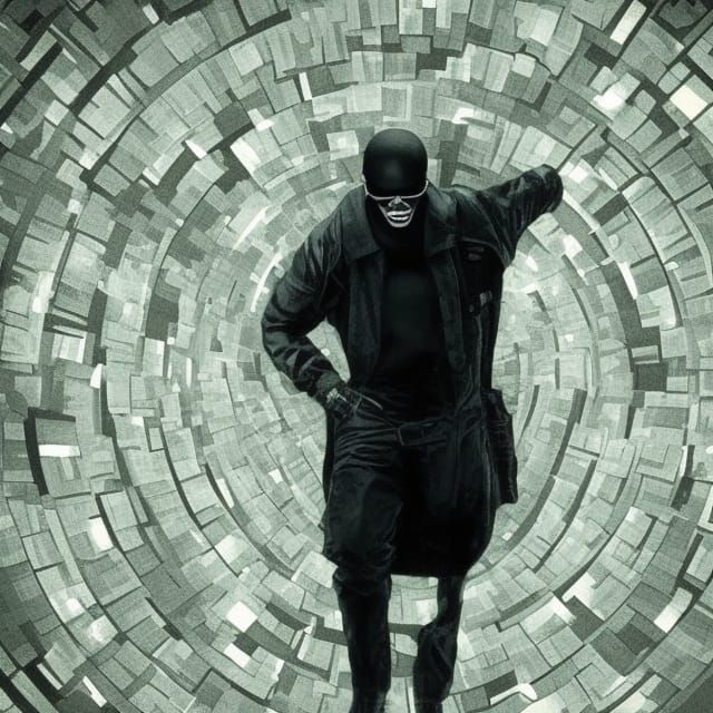 Gritty Matrix Black Hole