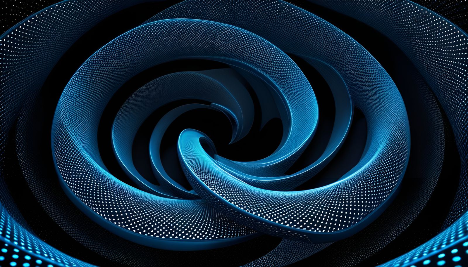 Quantum computer simulation of the universe, triple spiral Mobius strip ...
