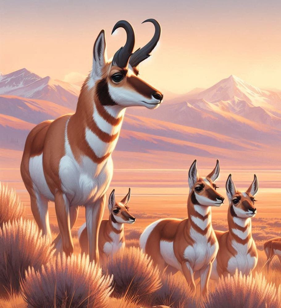 Pronghorn herd