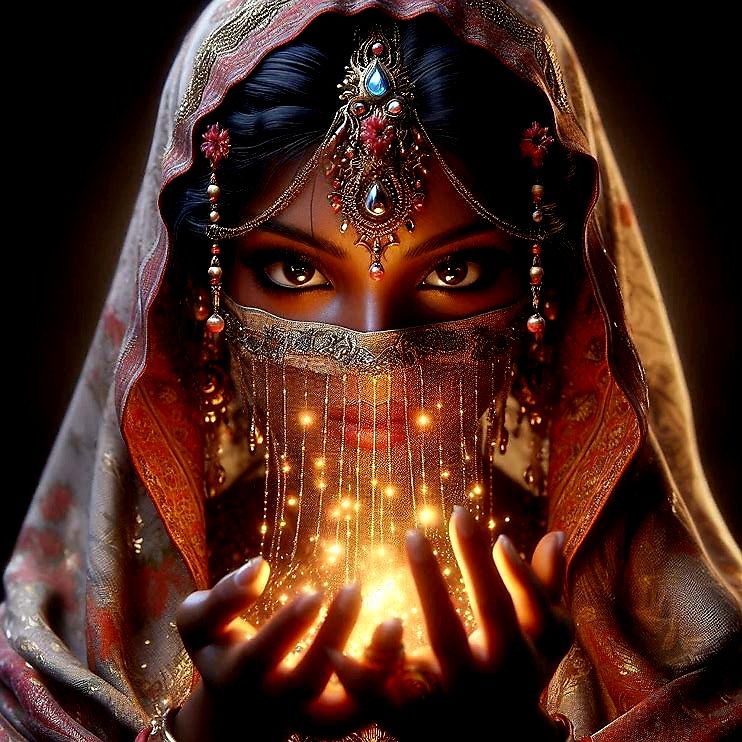 Veil portrait . Mage