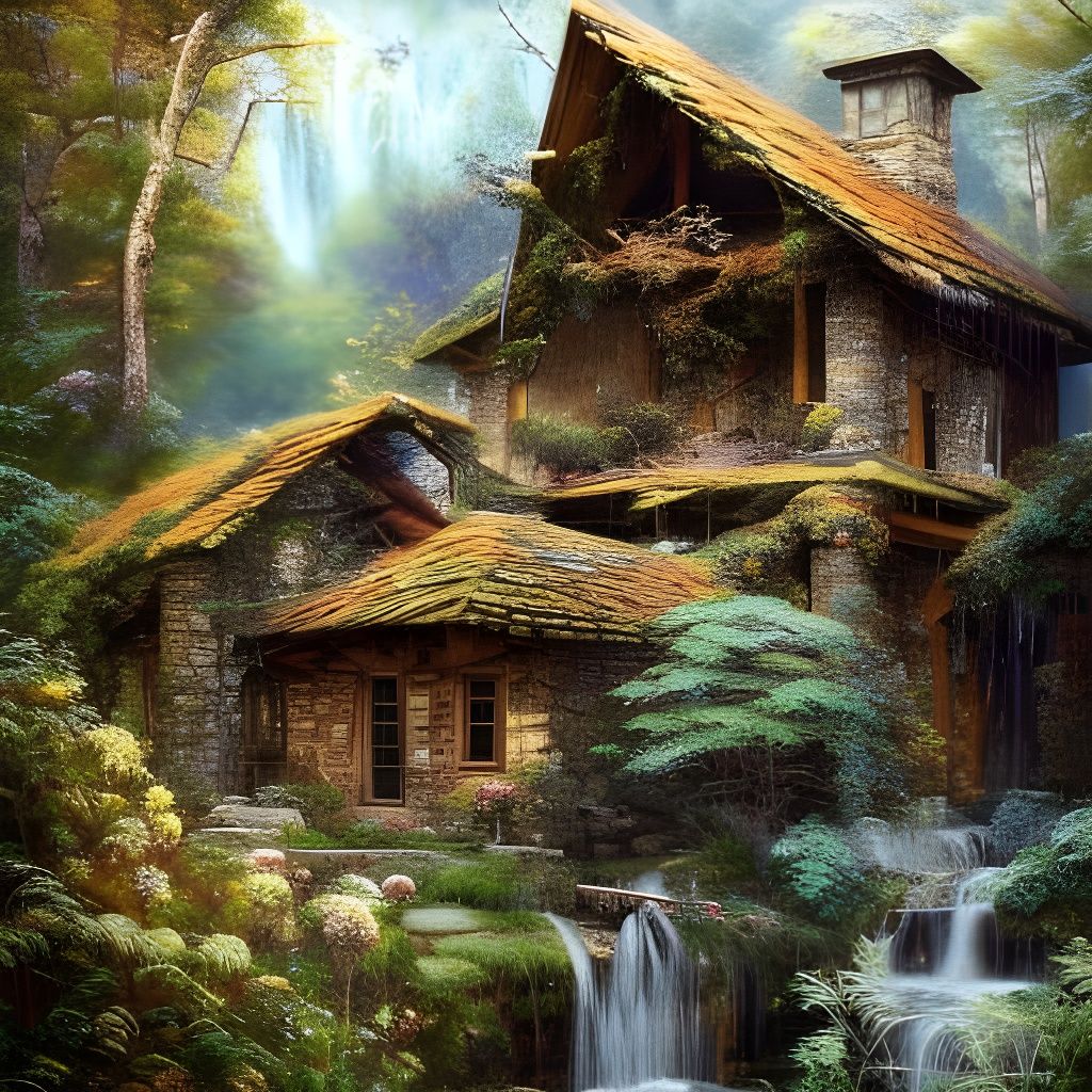 Waterfall Manor has seen better days  by @Donna