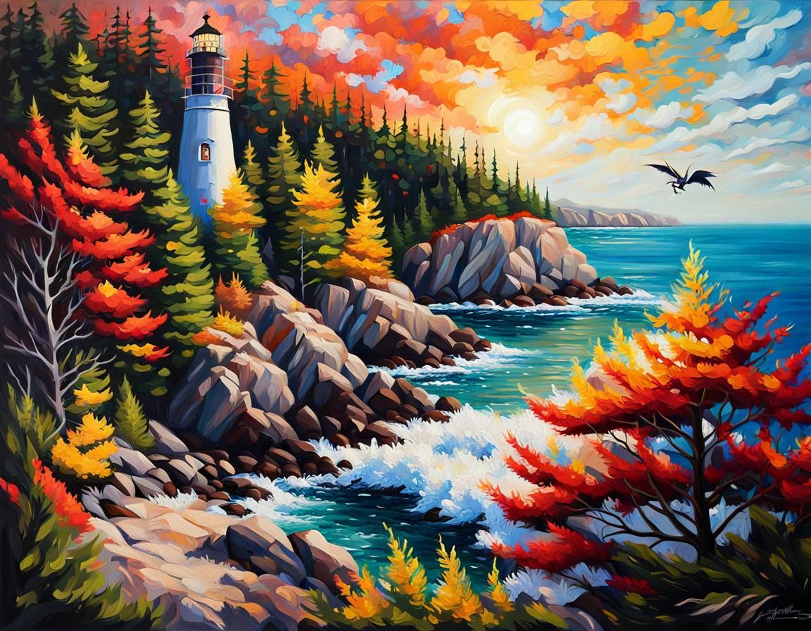 Northern Bay - painting 6