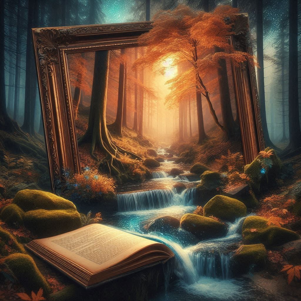 Art Imitates Nature Autumn Scene