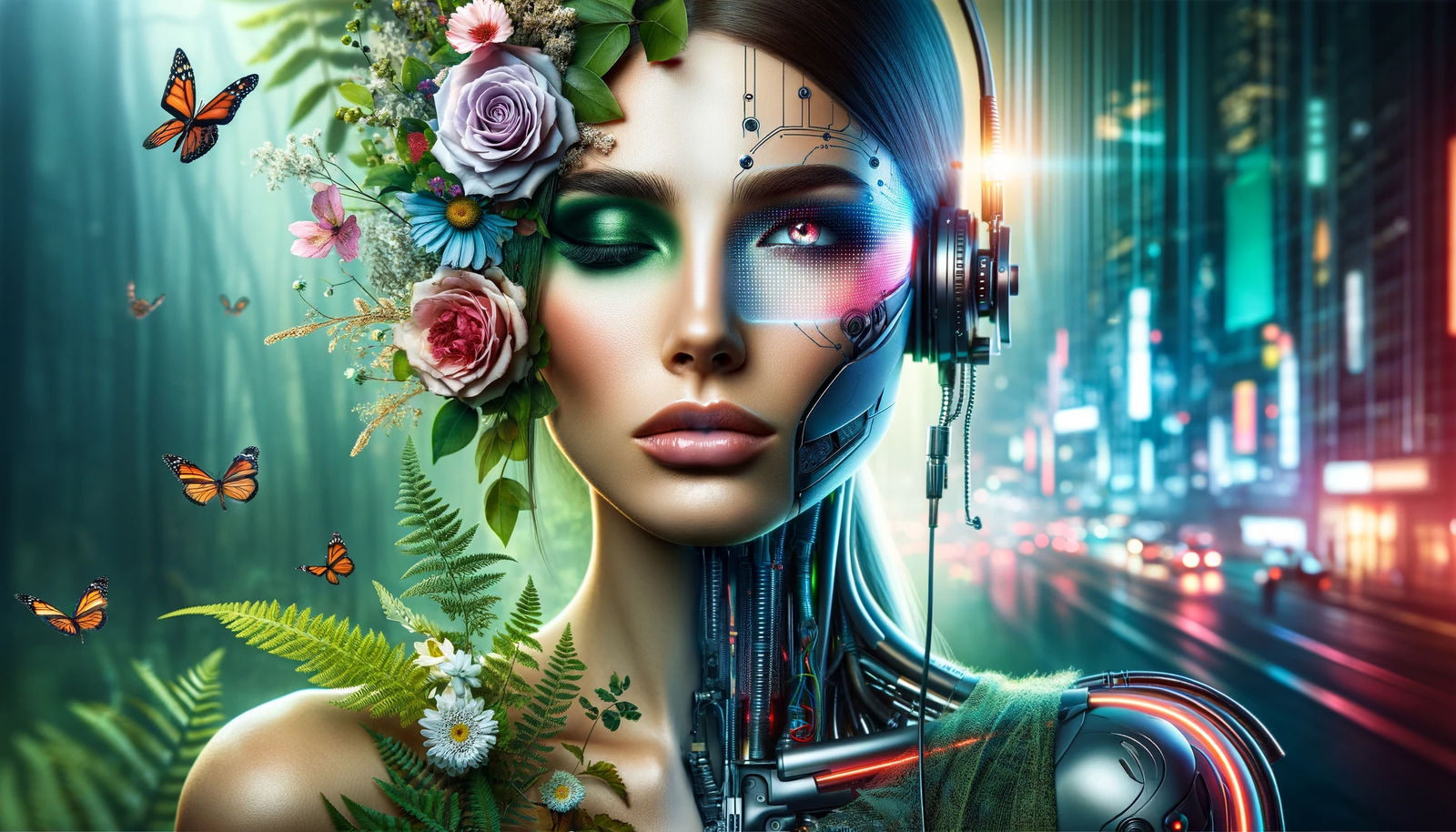 Synthesis of Serenity and Circuitry: A Dual Portrait of Natu...