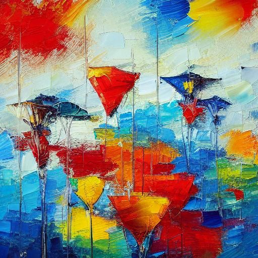 Hyperrealistic Heart in Expressionist Oil Painting