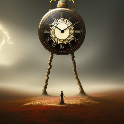 Like a clock whose hands are sweeping past the minutes of its face/ 8k