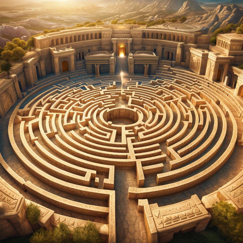 Labúrinthos  by @Dark_AiArt