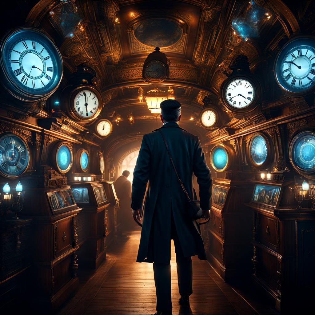 Time traveler  by @BulePanda