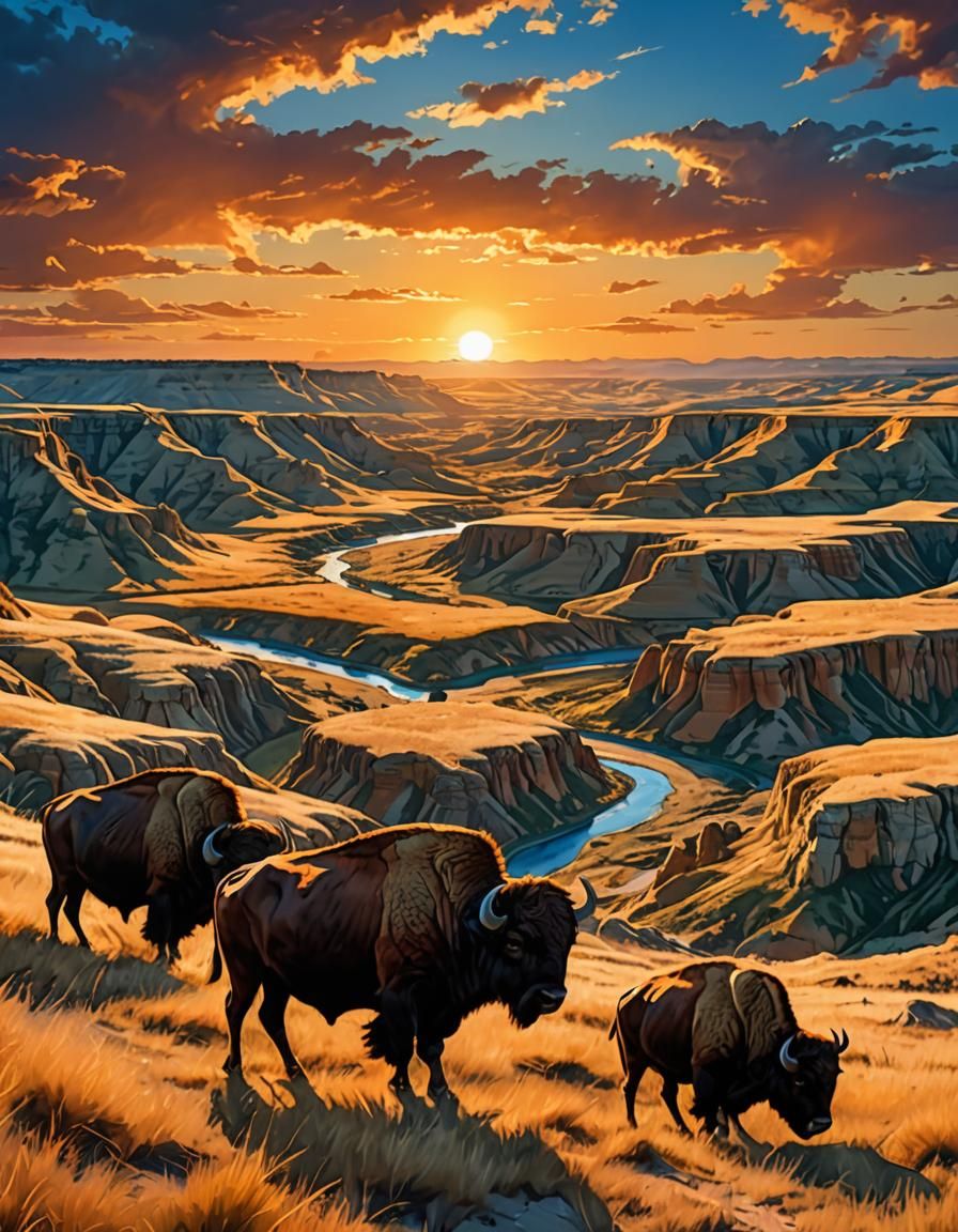 Theodore Roosevelt National Park  by @Poupoo42
