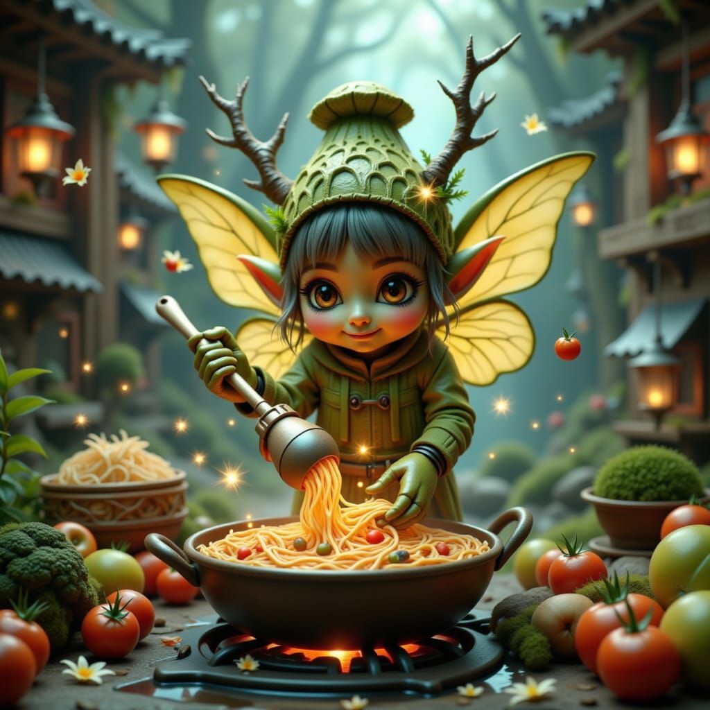 Testing my New Lora <lora:Forest Magic:1.0>