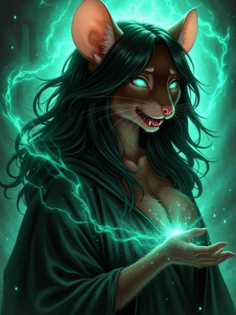 <lora:Tense Furry:1.0> Rich vivid oil textures blend harmoniously with furry art digital illustration fanart to evoke the turmoil of meticul...