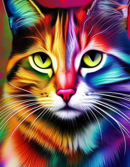 Oh My Meow!!! - AI Generated Artwork - NightCafe Creator