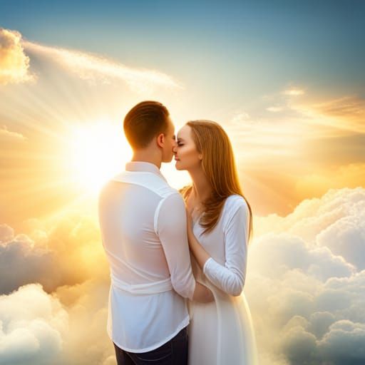 couple in love put appart