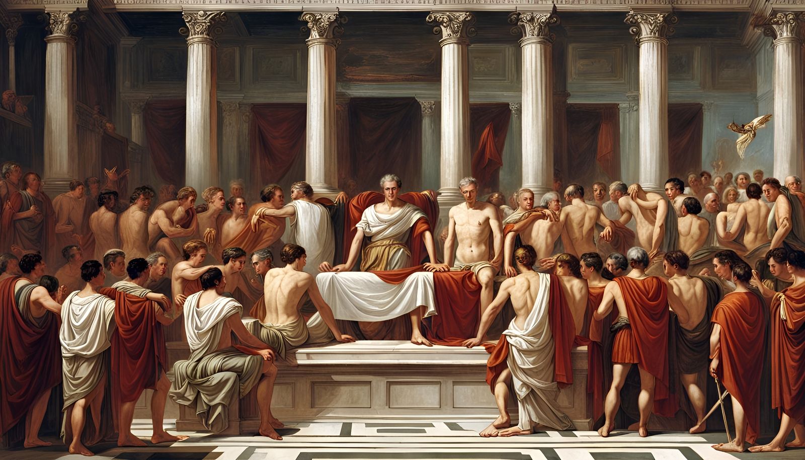 The court of Gaius Caesar Augustus Germanicus, better known by his ...