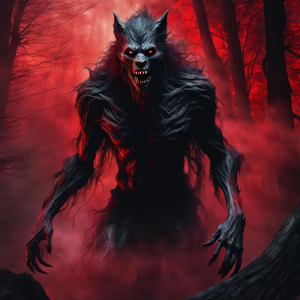 UNdead werewolf - AI Generated Artwork - NightCafe Creator