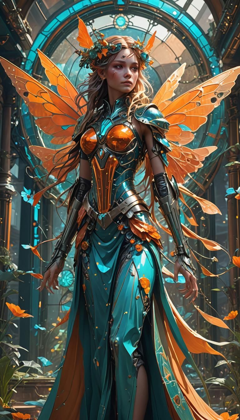 Futuristic fairy