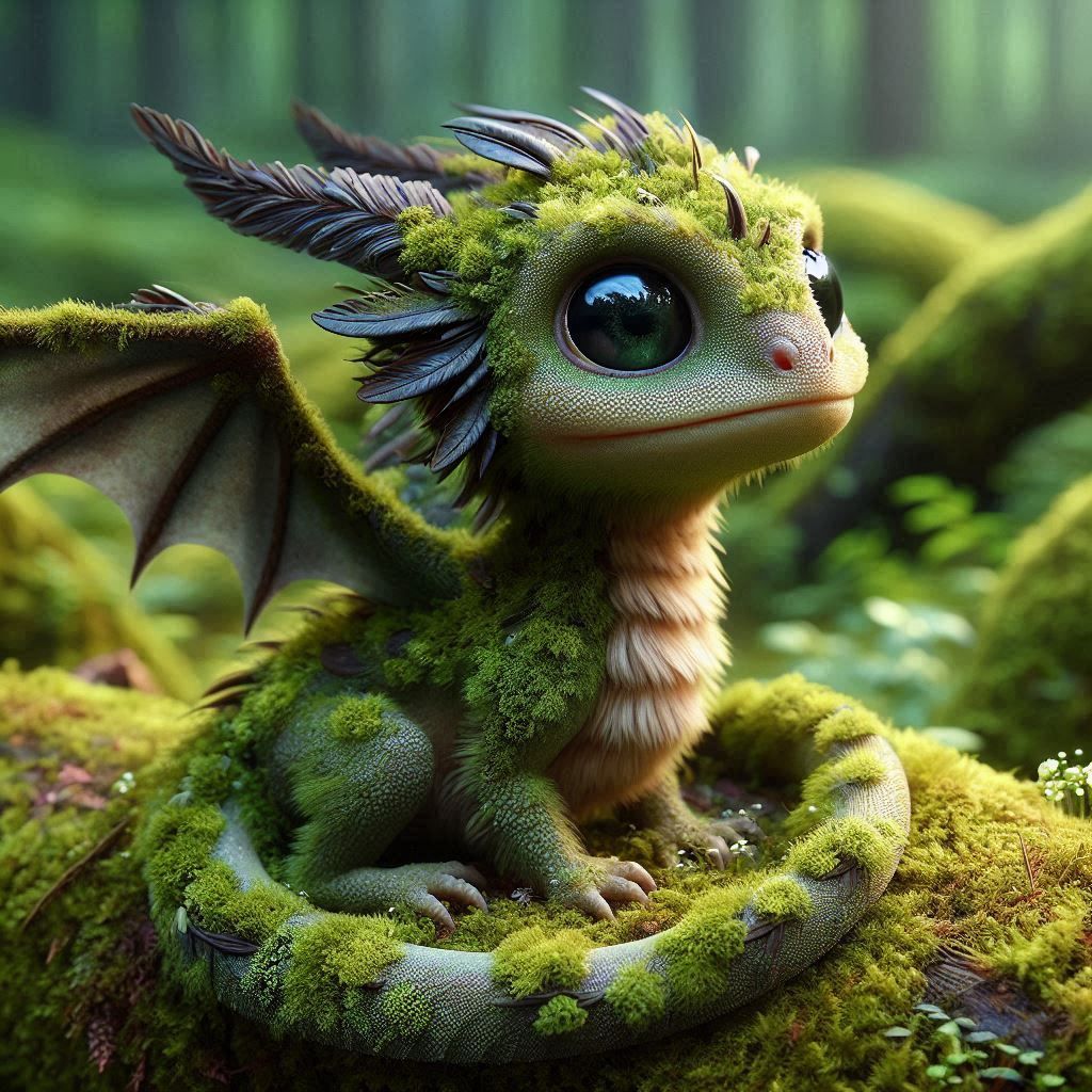 Moss Baby Dragon 2