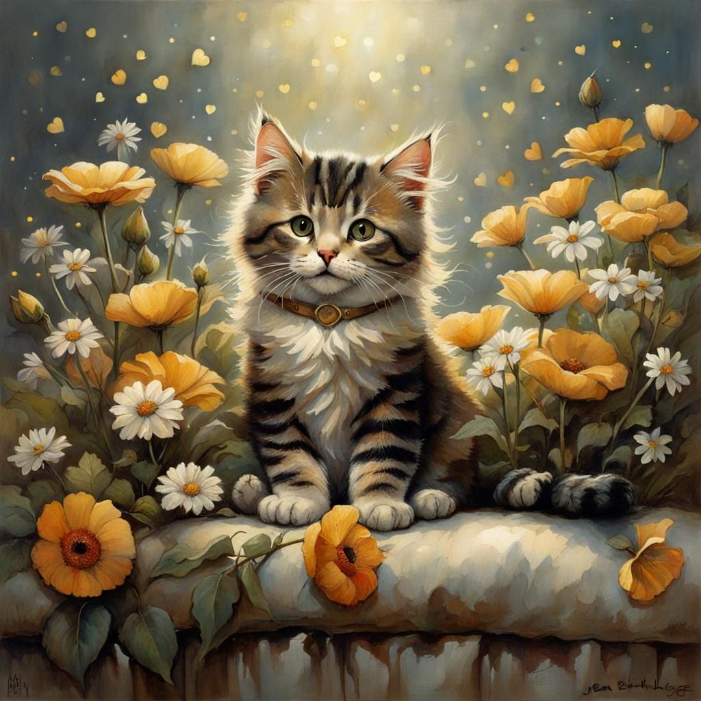 🏵  by @CatArtistStudy