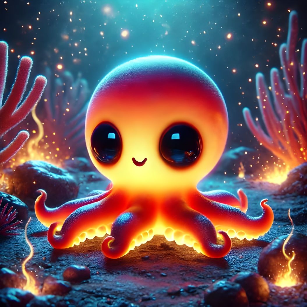 Glowing Octopus