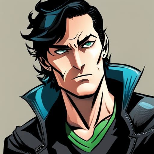 Loki from Marvel combined with Nightwing from DC - AI Generated Artwork ...